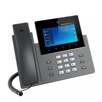 Grandstream GXV3450 SIP video telefón, 5" IPS bar.dot.displ., 16 SIP účty, Android11, WiFi, BT, PoE+ Grandstream GXV3450 SIP video telefón, 5" IPS bar.dot.displ., 16 SIP účty, Android11, WiFi, BT, PoE+