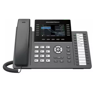 Grandstream GRP2636 SIP telefón, 4.3" TFT bar. displej, 6SIP účtov, 24 pr. hr., 2x1Gb, WiFi, BT Grandstream GRP2636 SIP telefón, 4.3" TFT bar. displej, 6SIP účtov, 24 pr. hr., 2x1Gb, WiFi, BT
