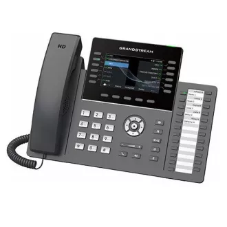 Grandstream GRP2636 SIP telefón, 4.3" TFT bar. displej, 6SIP účtov, 24 pr. hr., 2x1Gb, WiFi, BT Grandstream GRP2636 SIP telefón, 4.3" TFT bar. displej, 6SIP účtov, 24 pr. hr., 2x1Gb, WiFi, BT