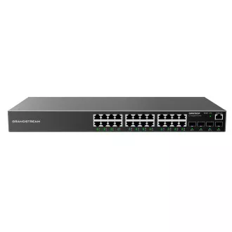 Grandstream GWN7803P L2+ Managed Network PoE Switch 24x 1Gb RJ45, 4x SFP, DHCP, QoS, VLAN