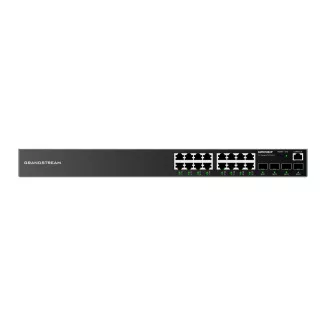 Grandstream GWN7802P L2+ Managed Network Switch 16x 1Gb RJ45, 4x SFP, PoE, DHCP, QoS, VLAN Grandstream GWN7802P L2+ Managed Network Switch 16x 1Gb RJ45, 4x SFP, PoE, DHCP, QoS, VLAN