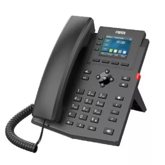 Fanvil X303G SIP telefón, 2,4" bar.disp., 4SIP, dual Gbit, PoE Fanvil X303G SIP telefón, 2,4" bar.disp., 4SIP, dual Gbit, PoE