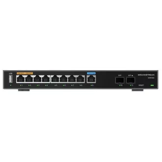 Grandstream GWN7003 VPN router 2 SFP, 9 Gb porty / 1 PoE in, 2 PoE out Grandstream GWN7003 VPN router 2 SFP, 9 Gb porty / 1 PoE in, 2 PoE out