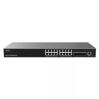 Grandstream GWN7812P L3 Managed Network PoE Switch 16 portov / 4 SFP+, VLAN, DHCP, Stacking