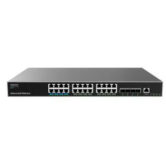 Grandstream GWN7813P Layer 3 Managed Network PoE Switch, 24 portov / 4 SFP+, VLAN, DHCP, Stacking Grandstream GWN7813P Layer 3 Managed Network PoE Switch, 24 portov / 4 SFP+, VLAN, DHCP, Stacking