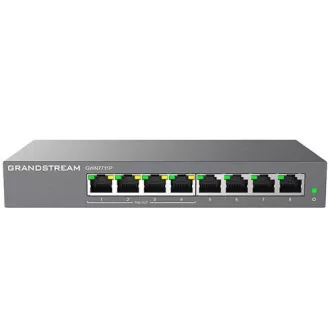 Grandstream GWN7711P Layer 2 Lite managed switch, 8 portov, 4x PoE/PoE+ Grandstream GWN7711P Layer 2 Lite managed switch, 8 portov, 4x PoE/PoE+