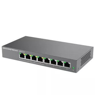 Grandstream GWN7711P Layer 2 Lite managed switch, 8 portov, 4x PoE/PoE+ Grandstream GWN7711P Layer 2 Lite managed switch, 8 portov, 4x PoE/PoE+