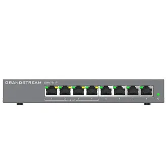 Grandstream GWN7711P Layer 2 Lite managed switch, 8 portov, 4x PoE/PoE+