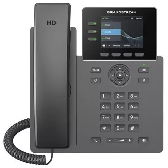 Grandstream GRP2611G SIP telefón, 3 účty, PoE, 12BLF kľúčov, gigabit port