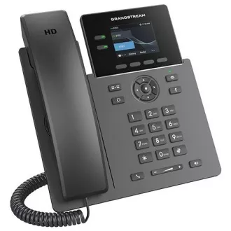 Grandstream GRP2610P SIP telefón, 2 linky, 8 VPK, farebný LCD, 2 SIP účty, PoE Grandstream GRP2610P SIP telefón, 2 linky, 8 VPK, farebný LCD, 2 SIP účty, PoE