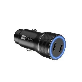 ER POWER 40W USB-C PD+QC 3.0 kovová duálna autonabíjačka ER POWER 40W USB-C PD+QC 3.0 kovová duálna autonabíjačka