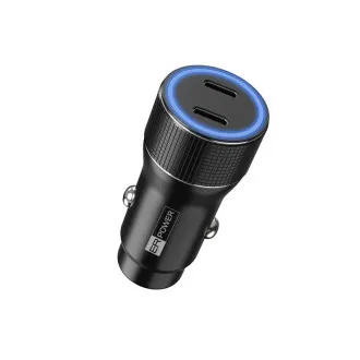 ER POWER 40W USB-C PD+QC 3.0 kovová duálna autonabíjačka ER POWER 40W USB-C PD+QC 3.0 kovová duálna autonabíjačka