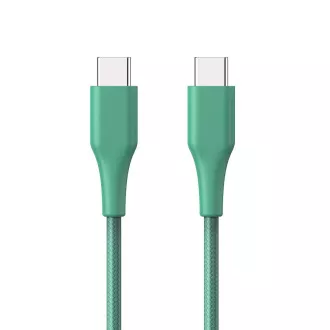ER POWER kábel USB-C/C GRS 60W 120cm zelený