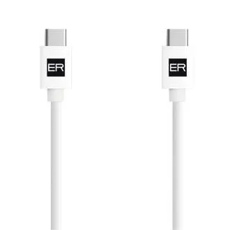 ER POWER kábel USB-C/C 3A 60W 120cm biely
