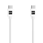 ER POWER kábel USB-C/C 3A 60W 120cm biely