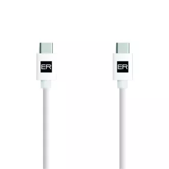 ER POWER kábel USB-C/C 3A 60W 200cm biely