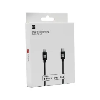 ER POWER kábel USB-C/Lightning 120cm čierny ER POWER kábel USB-C/Lightning 120cm čierny
