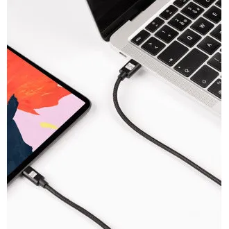 ER POWER kábel USB-C/Lightning 200cm biely