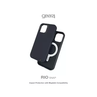 ZAGG GEAR4 D3O Rio Snap kryt iPhone 12 mini čierny