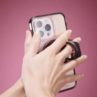 ZAGG GEAR4 Držiak na MT kompatibilný s MagSafe ružový