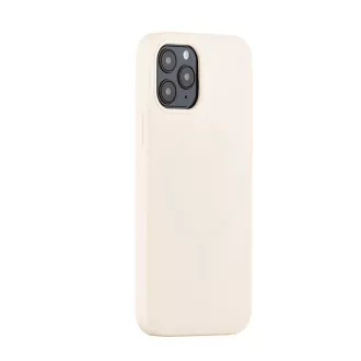 ER POWER Silikónový kryt CARNEVAL SNAP pre iPhone 12/12 Pro s MagSafe - béžová
