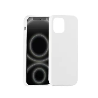 ER POWER Silikónový kryt CARNEVAL SNAP pre iPhone 14 Pro s MagSafe - biela
