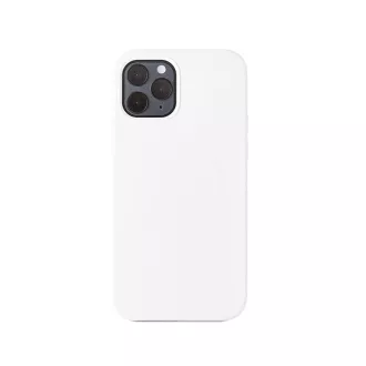 ER POWER Silikónový kryt CARNEVAL SNAP pre iPhone 13 mini s MagSafe - biela