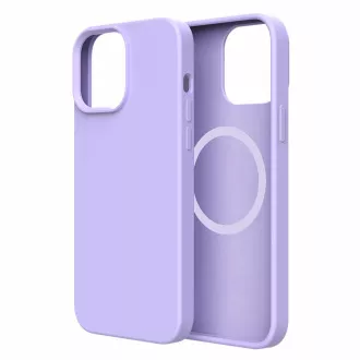 ER POWER Silikónový kryt CARNEVAL SNAP pre iPhone 14 Pro s MagSafe - fialová