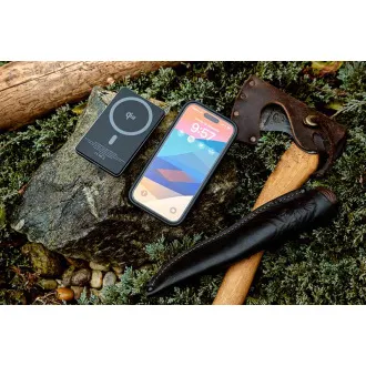 ER POWER Qi2 Dual PowerBank 5000mAh s USB-C - Space Gray