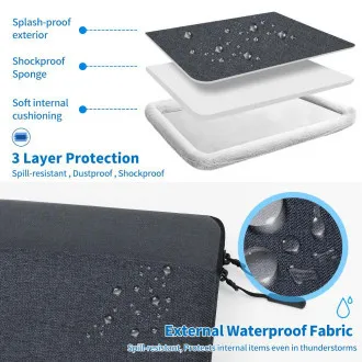 Seine Scene Taška na notebook Seine Scene Valence sleeve 16" - čierna Seine Scene Taška na notebook Seine Scene Valence sleeve 16" - čierna