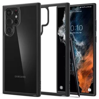 Ochranný kryt Spigen Ultra Hybrid pre Samsung Galaxy S22 ultra matne čierny Ochranný kryt Spigen Ultra Hybrid pre Samsung Galaxy S22 ultra matne čierny