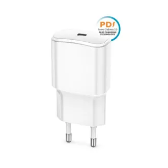 Rýchlonabíjačka do siete Forever TC-01 PD 1x USB-C 20W biela Rýchlonabíjačka do siete Forever TC-01 PD 1x USB-C 20W biela