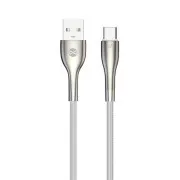 Dátový kábel Forever Sleek USB/USB-C 1m 3A biely