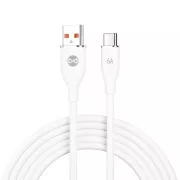 Dátový kábel Forever USB/USB-C 1m 66W biely