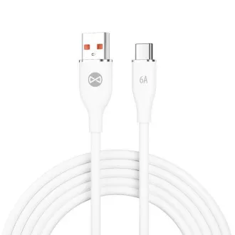 Dátový kábel Forever USB/USB-C 1m 66W biely