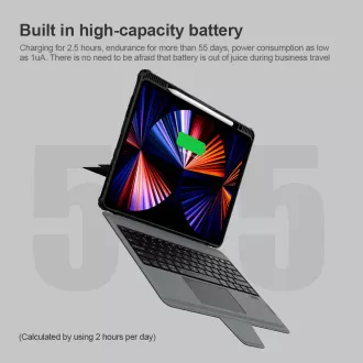Nillkin Bumper Combo Keyboard Case pre iPad Pro 12.9 2020/2021/2022/ Air 13 2024/2025 Black