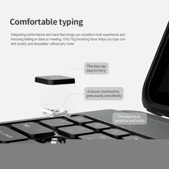 Nillkin Bumper Combo Keyboard Case pre iPad Pro 12.9 2020/2021/2022/ Air 13 2024/2025 Black