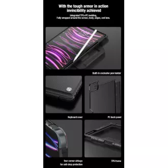 Nillkin Bumper GO Keyboard Case (Backlit Version) iPad Air 10.9 20/Air 4/Air 5/Pro 11 2020/22 Black