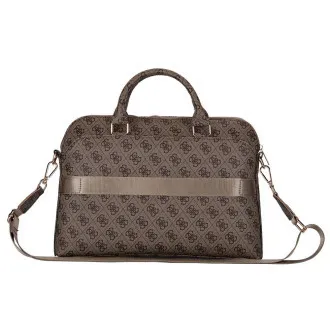 Guess PU 4G Triangle Logo Taška na Notebook 13/14/15" Brown Guess PU 4G Triangle Logo Taška na Notebook 13/14/15" Brown
