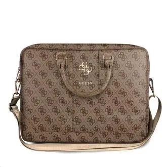 Guess PU 4G Metal Logo Taška na Notebook 15/16" Brown Guess PU 4G Metal Logo Taška na Notebook 15/16" Brown