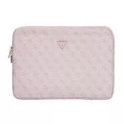 Guess PU 4G Triangle Logo Obal pre Notebook 14" Pink