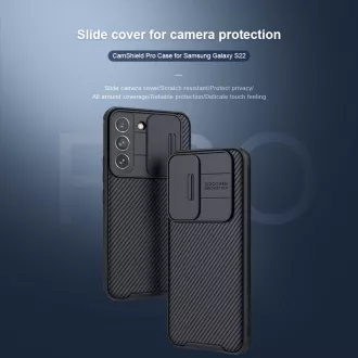 Nillkin CamShield PRE Zadný Kryt pre Samsung Galaxy S23 Ultra Black