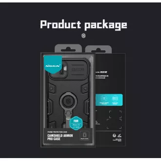 Nillkin CamShield Armor PRE Magnetic Zadný Kryt pre Apple iPhone 14 Black