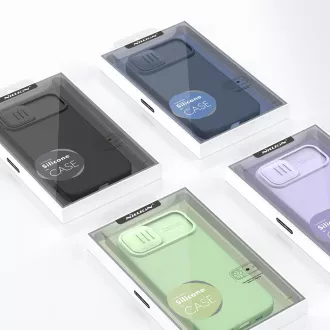 Nillkin CamShield Silky Magnetic Silikónový Kryt pre Apple iPhone 14 Black