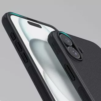 Nillkin Super Frosted PRE Zadný Kryt pre Apple iPhone 16 Black Nillkin Super Frosted PRE Zadný Kryt pre Apple iPhone 16 Black