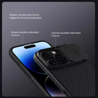 Nillkin CamShield PRE Zadný Kryt pre Apple iPhone 16 Pre Max Titanium Gray