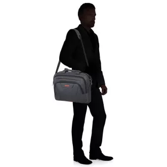 American Tourister AT WORK LAPTOP BAG 15.6" Black/Orange
