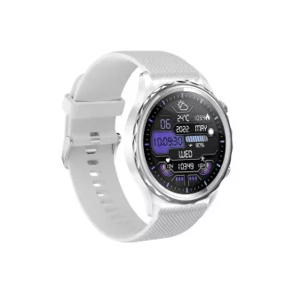 CARNEO Queen HR+/44mm/Silver/Šport Band/White