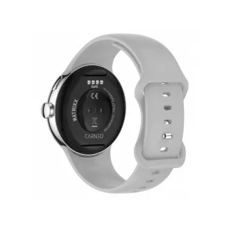 CARNEO Matrixx HR+/45mm/Silver/Šport Band/Silver