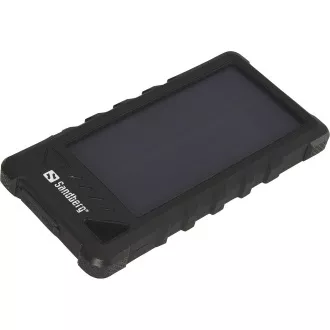 Sandberg prenosný zdroj USB 16000 mAh, Outdoor Solar powerbank, pre chytré telefóny, čierny